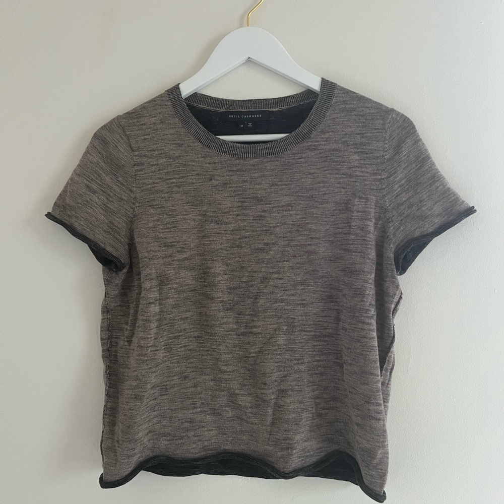 Skull Cashmere short sleeve cotton sweater - Picture 2 of 2